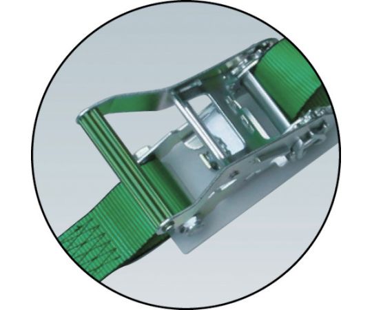 ベルト荷締機　ラチェット式両端オープンフック仕様（軽荷重）　R2OP0.5X4