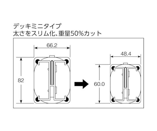 61-3004-11 プッシュ式デッキングビームS PDB-S 【AXEL】 アズワン