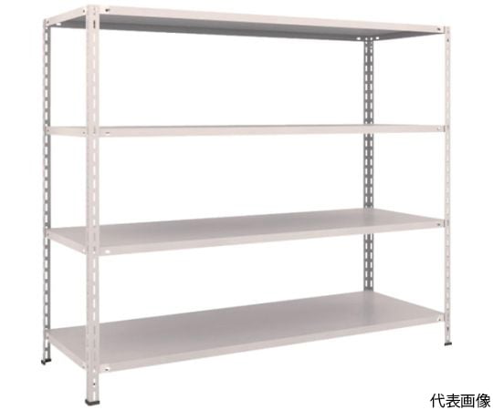 軽量棚　中棚ボルトレス型1800X600X1500　4段　ネオグレー