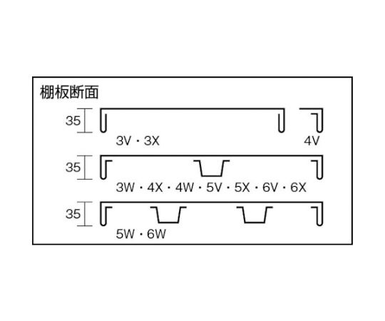 軽量棚　棚板ボルト付　W1800XD600用　ネオグレー　BN-6W NG