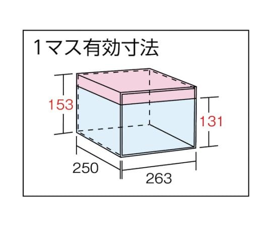 スチール製区分棚 KB型 コボレ止め付 W875×D250×H925 3列5段　KB-3053