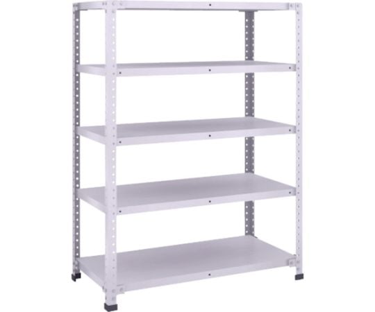 軽量150型中棚ボルトレス棚 W900XD450XH1200 5段