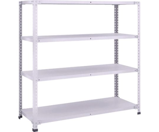 軽量150型中棚ボルトレス棚 W1200XD450XH1200 4段