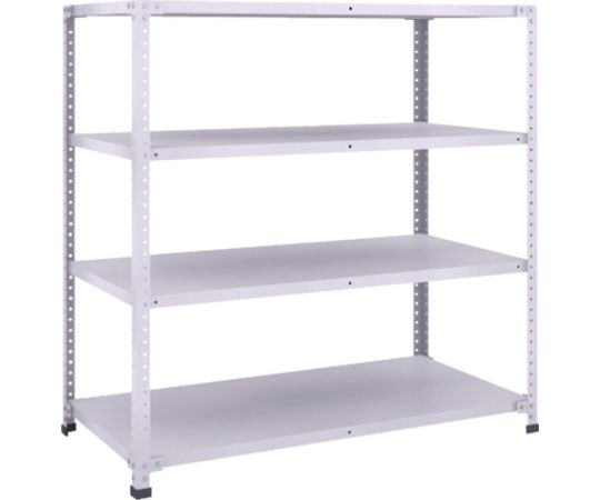 軽量150型中棚ボルトレス棚 W1200XD600XH1200 4段