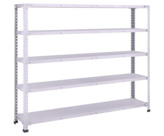 軽量150型中棚ボルトレス棚 W1500XD300XH1200 5段