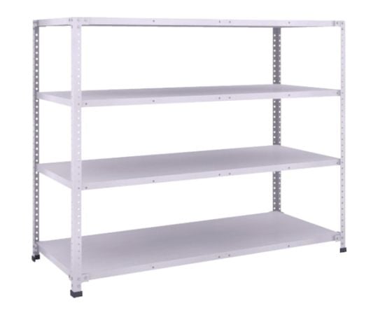 軽量150型中棚ボルトレス棚 W1500XD600XH1200 4段