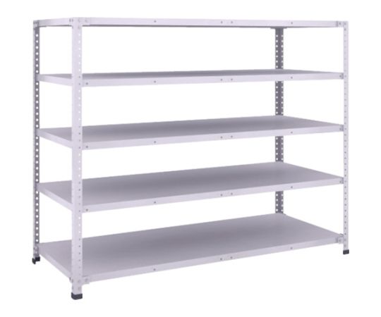 軽量150型中棚ボルトレス棚 W1500XD600XH1200 5段