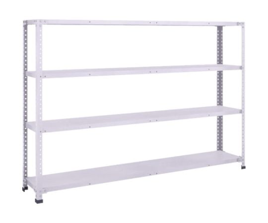軽量150型中棚ボルトレス棚 W1800XD300XH1200 4段
