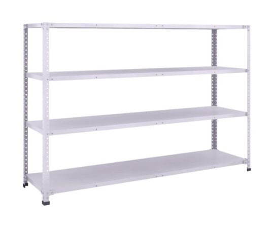 軽量150型中棚ボルトレス棚 W1800XD450XH1200 4段