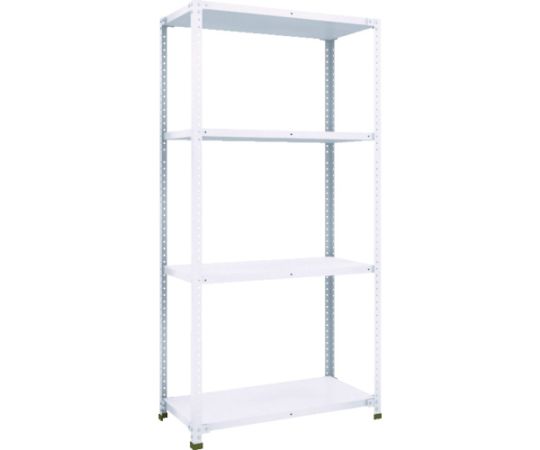 軽量150型中棚ボルトレス棚 W900XD450XH1800 4段