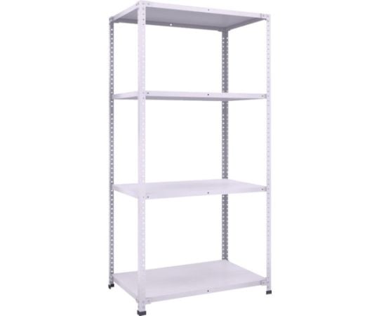 軽量150型中棚ボルトレス棚 W900XD600XH1800 4段