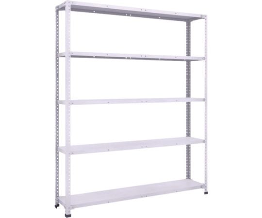 軽量150型中棚ボルトレス棚 W1500XD300XH1800 5段