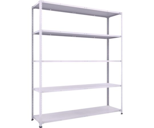 軽量150型中棚ボルトレス棚 W1800XD450XH2100 5段