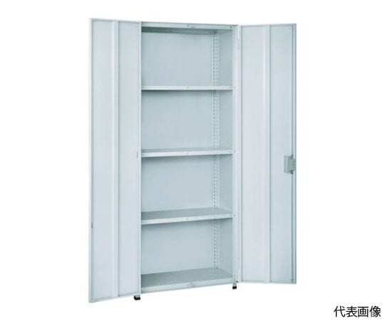 軽中量棚150型　両開扉付棚900×600×H1200　4段