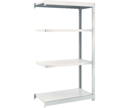 スチールラック M1.5型軽中量棚 860×445×H1500 4段連結 ネオグレー