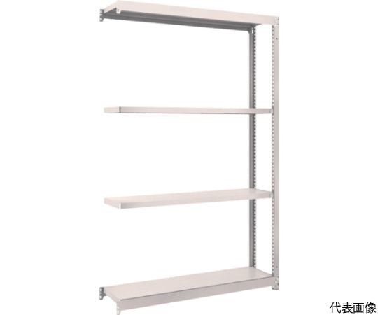 スチールラック M1.5型軽中量棚 1160×295×H1800 4段連結 ネオグレー