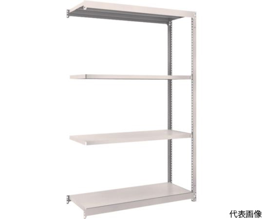 スチールラック M1.5型軽中量棚 1160×445×H1800 4段連結 ネオグレー