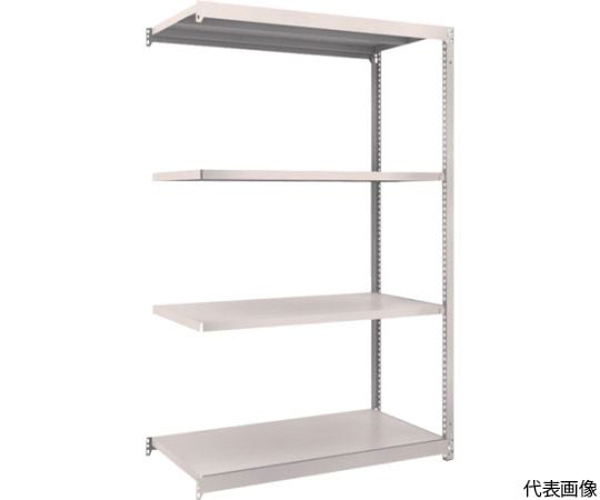 スチールラック M1.5型軽中量棚 1160×595×H1800 4段連結 ネオグレー