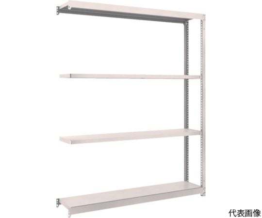スチールラック M1.5型軽中量棚 1460×295×H1800 4段連結 ネオグレー