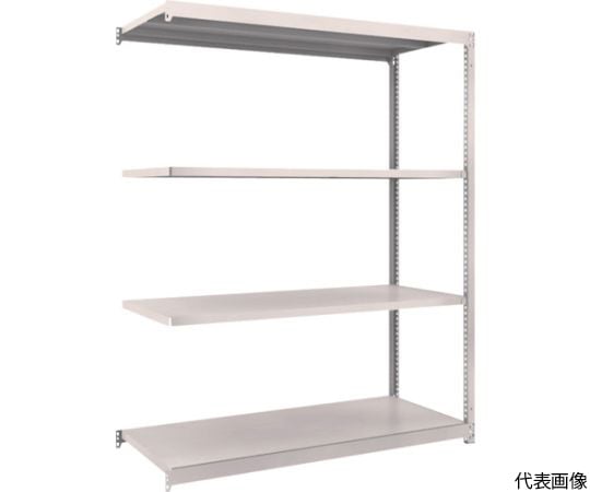 スチールラック M1.5型軽中量棚 1460×595×H1800 4段連結 ネオグレー