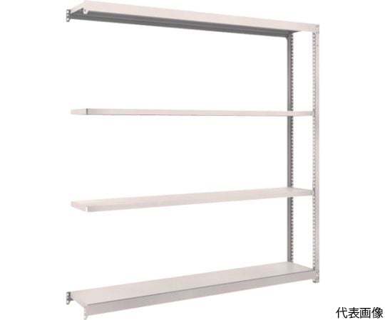 スチールラック M1.5型軽中量棚 1760×295×H1800 4段連結 ネオグレー