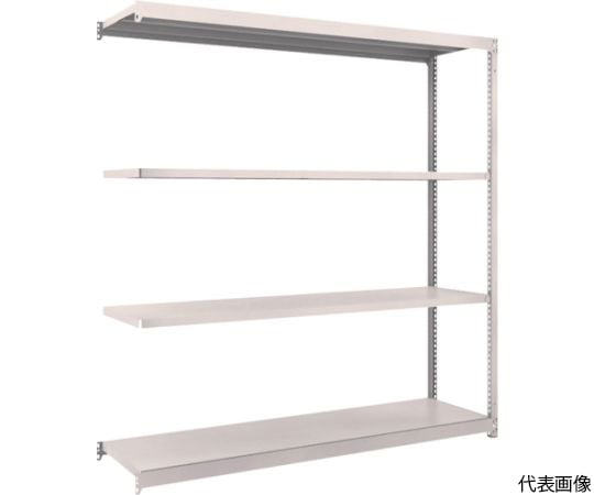 スチールラック M1.5型軽中量棚 1760×445×H1800 4段連結 ネオグレー