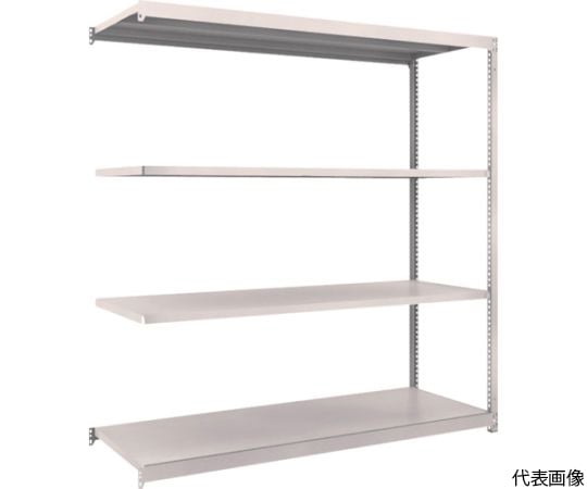 スチールラック M1.5型軽中量棚 1760×595×H1800 4段連結 ネオグレー