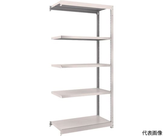 スチールラック M1.5型軽中量棚 860×445×H1800 5段連結 ネオグレー