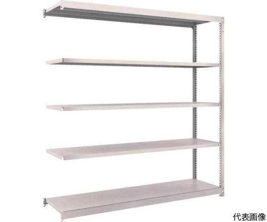スチールラック M1.5型軽中量棚 1760×445×H1800 5段連結 ネオグレー