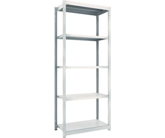 スチールラック M1.5型軽中量棚 860X445XH2100 5段単体 ネオグレー