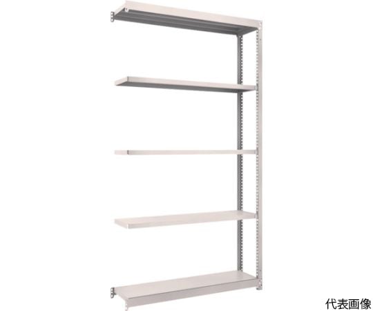スチールラック M1.5型軽中量棚 1160X295XH2100 5段連結 ネオグレー