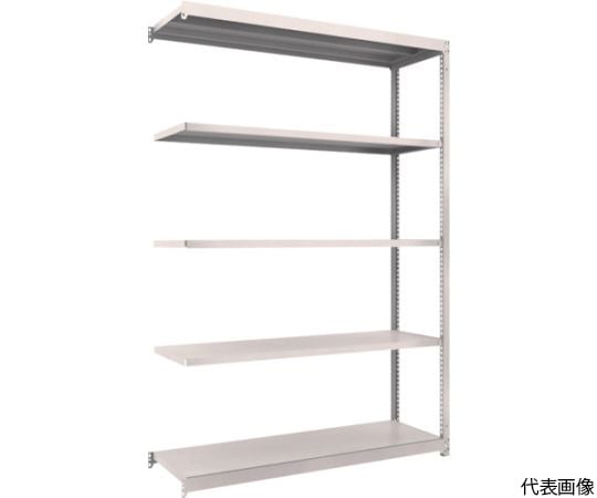 スチールラック M1.5型軽中量棚 1460X445XH2100 5段連結 ネオグレー