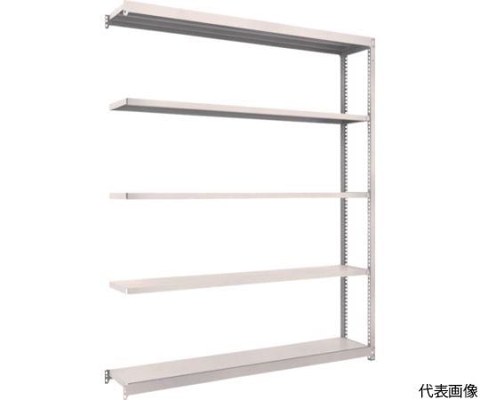 スチールラック M1.5型軽中量棚 1760X295XH2100 5段連結 ネオグレー