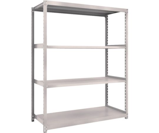 スチールラック M2型軽中量棚 1460×600×H1800 4段 単体 ネオグレー