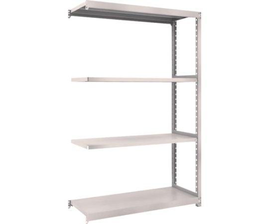 スチールラック M2型軽中量棚 1160×450×H1800 4段 連結 ネオグレー