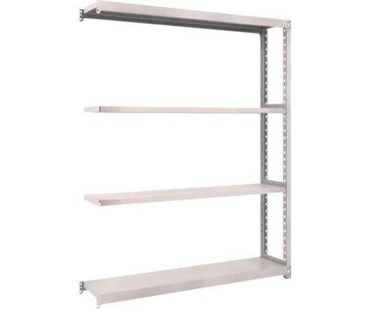 スチールラック M2型軽中量棚 1460×300×H1800 4段 連結 ネオグレー