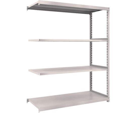 スチールラック M2型軽中量棚 1460×600×H1800 4段 連結 ネオグレー