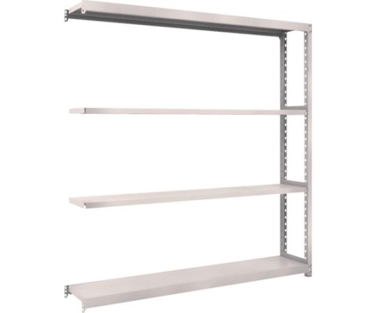 スチールラック M2型軽中量棚 1760×300×H1800 4段 連結 ネオグレー