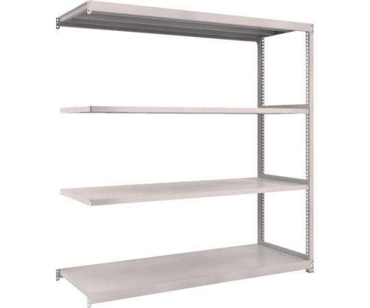 スチールラック M2型軽中量棚 1760×600×H1800 4段 連結 ネオグレー