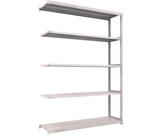 M2型軽中量棚　1760X450XH2400　5段　連結　ネオグレー