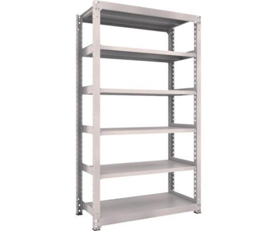 スチールラック M3型中量棚 1200×571×H2100 6段 単体 ネオグレー