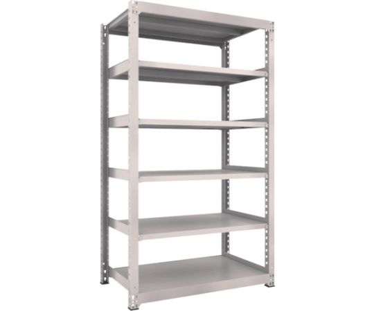 スチールラック M3型中量棚 1200×721×H2100 6段 単体 ネオグレー