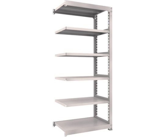 スチールラック M3型中量棚 900×571×H2100 6段 連結 ネオグレー