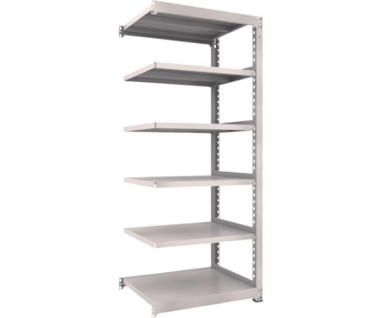 スチールラック M3型中量棚 900×721×H2100 6段 連結 ネオグレー