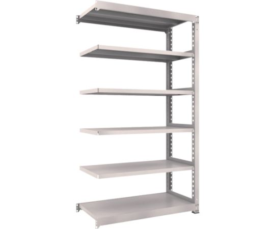 スチールラック M3型中量棚 1200×571×H2100 6段 連結 ネオグレー