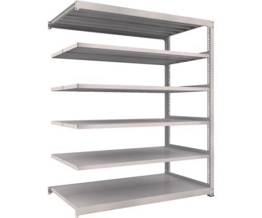 スチールラック M3型中量棚 1800×921×H2100 6段 連結 ネオグレー