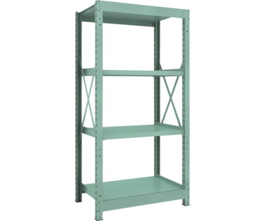 R3型中量棚　900X600XH1800　4段　単体
