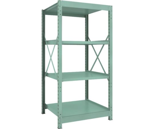 R3型中量棚 900X900XH1800 4段 単体