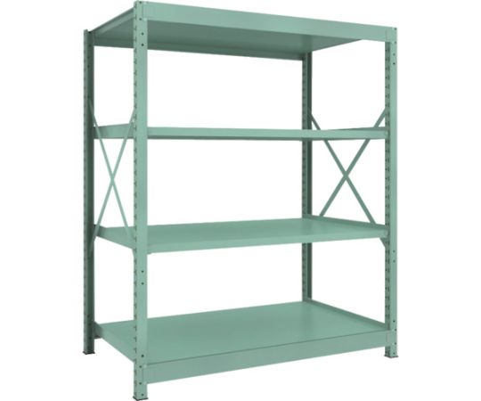 R3型中量棚 1500X900XH1800 4段 単体