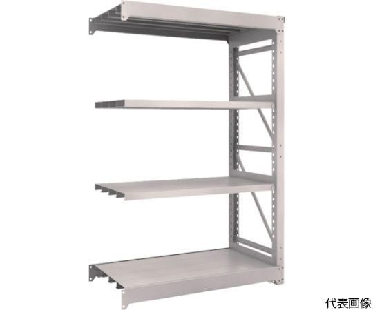 M10型重量棚　1200X620XH1800　4段　連結　ネオグレー